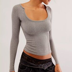 Free People Clean Slate Seamless Layering Top